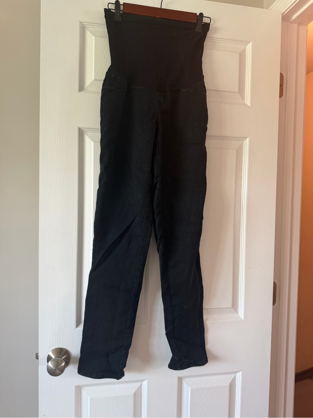 Indigo blue maternity skinny jeggings medium